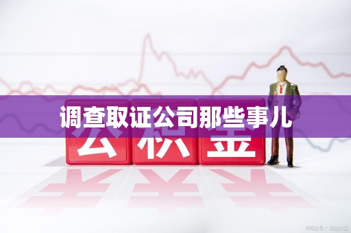 建宁调查取证公司那些事儿